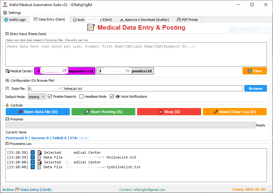 Wafid Automation Suite